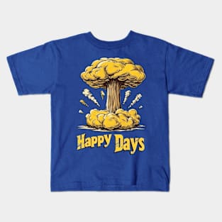 Happy Days Mushroom Cloud Kids T-Shirt